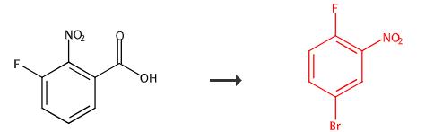 4-溴-1-氟-2-硝基苯的合成路線