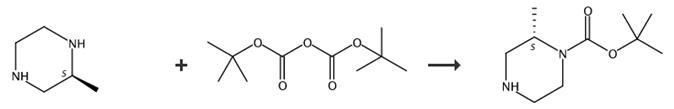 (S)-1-N-Boc-2-甲基哌嗪的合成路線