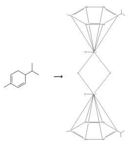 二氯雙(4-甲基異丙基苯基)釕(II)的合成路線