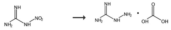 圖3 氨基胍碳酸鹽的合成路線[3]。