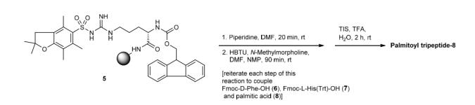 Figure 2 Preparation of palmitoyl tripeptide-8.png