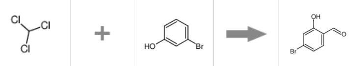4-溴-2-羥基苯甲醛的合成反應(yīng)式