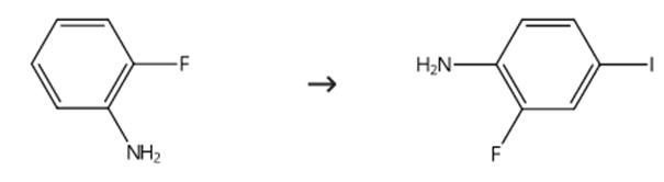 2-氟-4-碘苯胺的合成路線