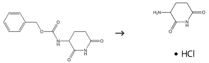 3-氨基-2，6-哌啶二酮鹽酸鹽的合成路線