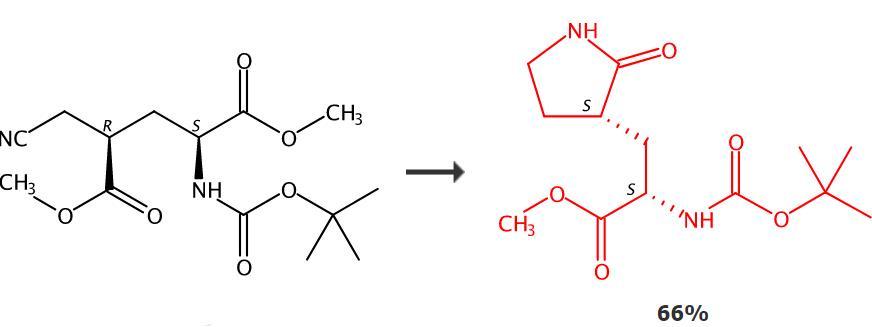 (S)-2-(Boc-氨基)-3-[(S)-2-氧代-3-吡咯烷基]丙酸甲酯的合成路線