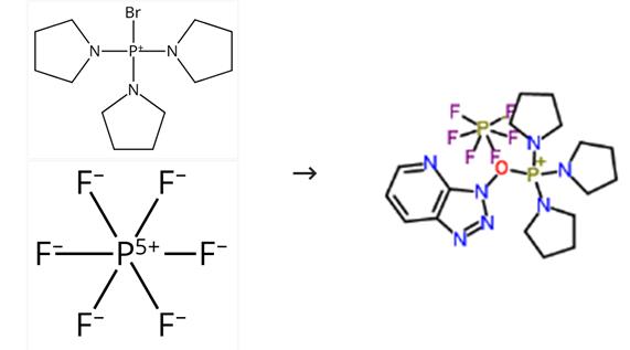(7-氮雜苯并三唑-1-氧)三吡咯磷六氟磷酸鹽的合成路線