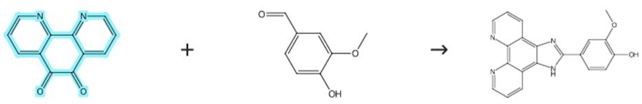 1,10-鄰二氮雜菲-5,6-二酮的化學(xué)應(yīng)用