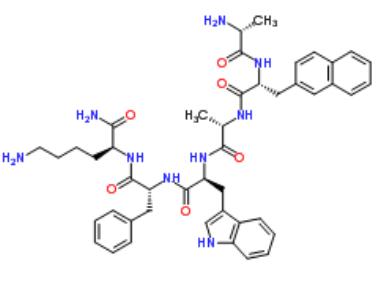 醋酸生長(zhǎng)激素釋放肽-2結(jié)構(gòu)式