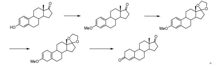 19-去甲-4-雄烯二酮的一種制備方法