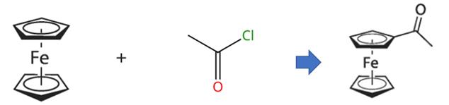 乙酰基二茂鐵的合成路線