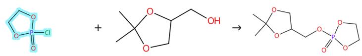 2-氯-2-氧-1,3,2-二氧磷雜環(huán)戊烷和醇的縮合反應(yīng)