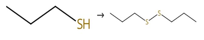 圖2二丙基二硫的合成路線