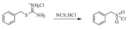 磺酰氯化反應(yīng)得到芐磺酰氯