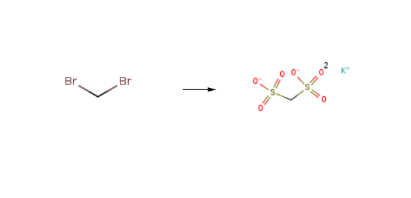 Methanedisulfonic acid dipotassium salt synthesis