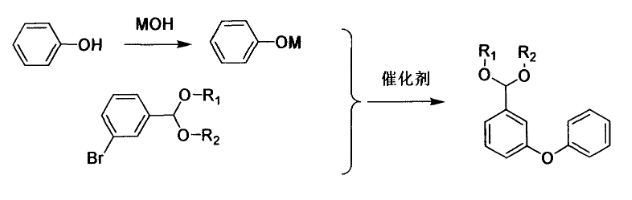 間苯氧基苯甲醛的合成路線