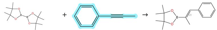 1-苯基-1-丙炔的硼化反應(yīng)