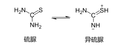 硫脲的互變平衡