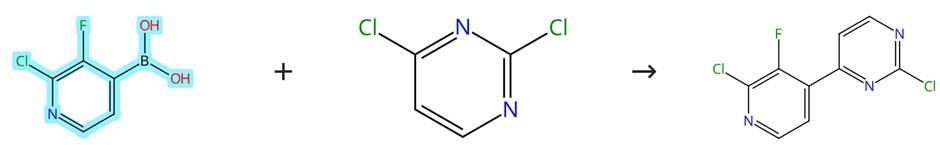 2-氯-3-氟吡啶-4-硼酸的偶聯(lián)反應(yīng)