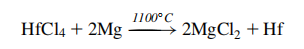 HAFNIUM preparation