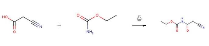 N-氰基乙酰尿烷的合成路線