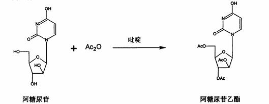 阿糖尿苷乙酯的合成路線