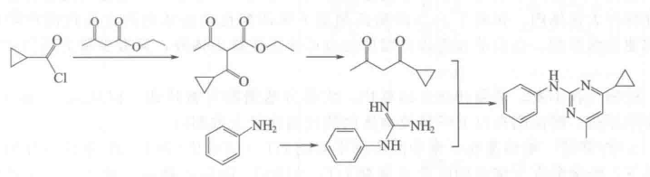 嘧菌環(huán)胺的合成路線