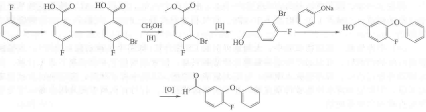 高效氟氯氰菊酯中間體3-苯氧基 4-氟苯甲醛的合成