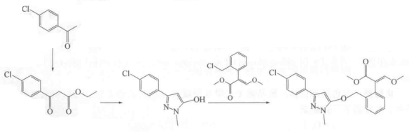 唑菌酯的合成路線