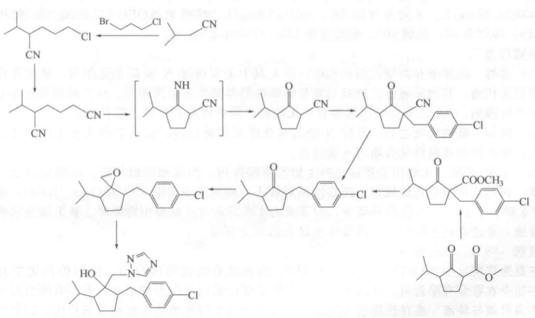 種菌唑合成路線(xiàn)