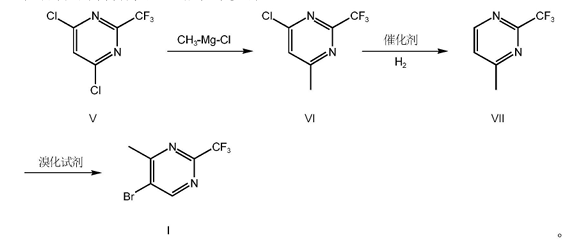 5-溴-4-甲基-2-(三氟甲基)嘧啶的制備