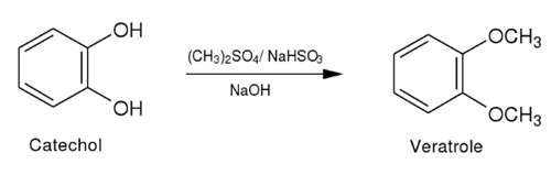 1,2-Dimethoxybenzene synthesis