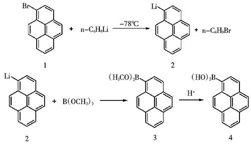 1-芘硼酸的合成.png
