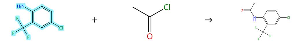 2-氨基-5-氯三氟甲苯的酰化反應(yīng)