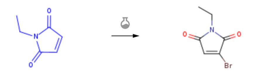 N-乙基馬來(lái)酰亞胺的溴化反應(yīng)