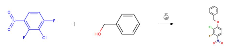 3-氯-2,4-二氟硝基苯的親核取代與水解反應