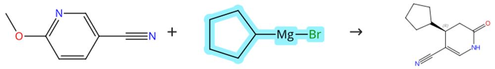 環(huán)戊基溴化鎂和吡啶氰的親核加成反應(yīng)