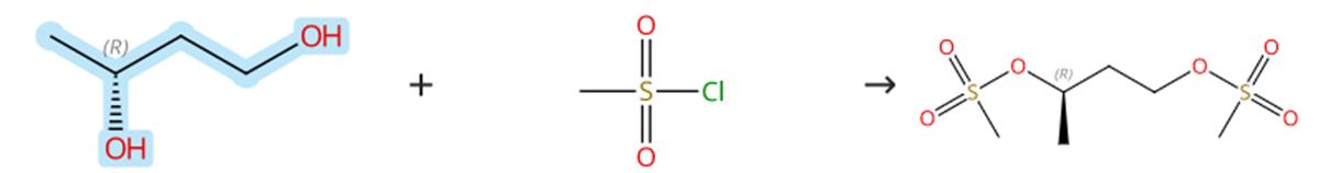 (R)-(-)-1,3-丁二醇的磺化反應(yīng)