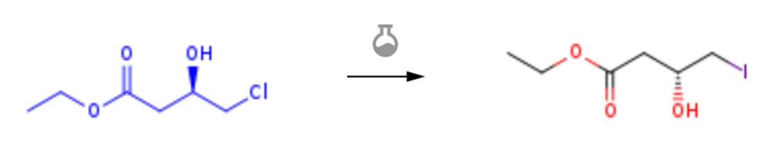 (R)-(+)-4-氯-3-羥基丁酸乙酯的碘化反應(yīng)