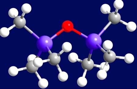 structure of Hexamethyldisiloxane