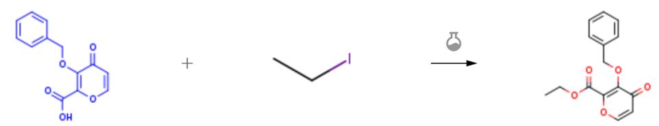 3-(芐氧基)-4-氧代-4H-吡喃-2-羧酸的合成工藝與酯化反應