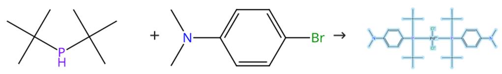 二氯二叔丁基-(4-二甲基氨基苯基)膦鈀(II)的制備方法