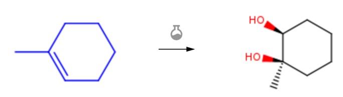 1-甲基-1-環(huán)己烯的雙羥基化反應(yīng)