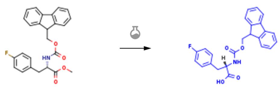 FMOC-L-4-氟苯丙氨酸的制備方法