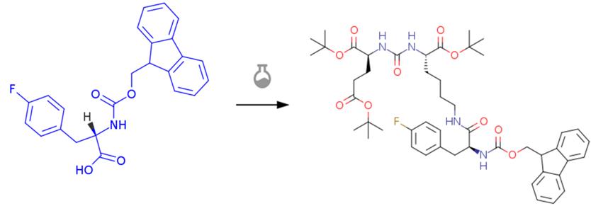 FMOC-L-4-氟苯丙氨酸的縮合反應(yīng)