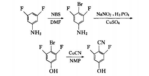 2,6-二氟-4-羥基苯腈的合成方法