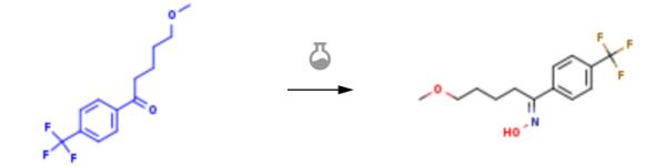 5-甲氧基-1-[4-(三氟甲基)苯基]-1-戊酮的縮合反應(yīng)