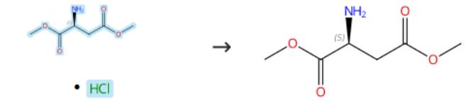 D-天冬氨酸二甲酯鹽酸鹽的中和反應(yīng)