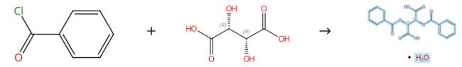 D-(+)-二苯甲酰酒石酸一水物的合成工藝