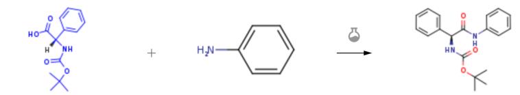 BOC-L-苯甘氨酸的縮合反應