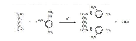 戊二醛與DNPH的反應(yīng)